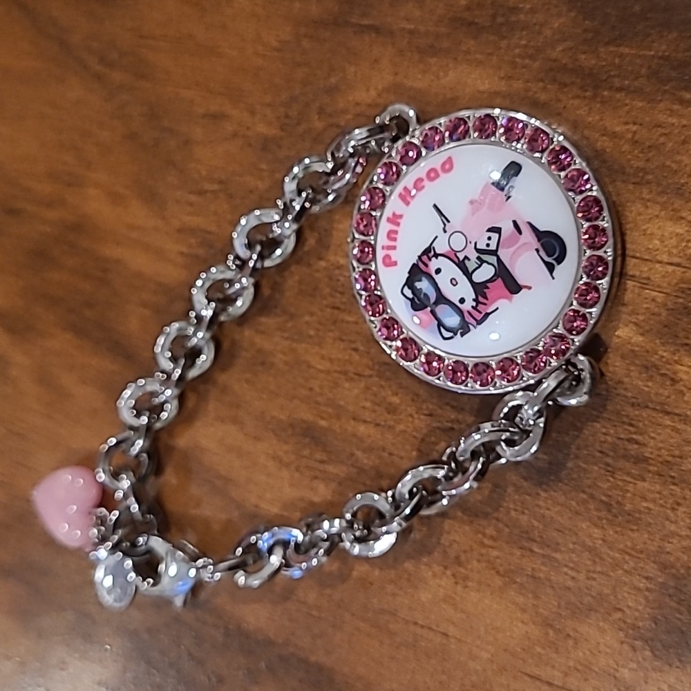 Tarina Tarantino - Hello Kitty - Pink Head Necklace